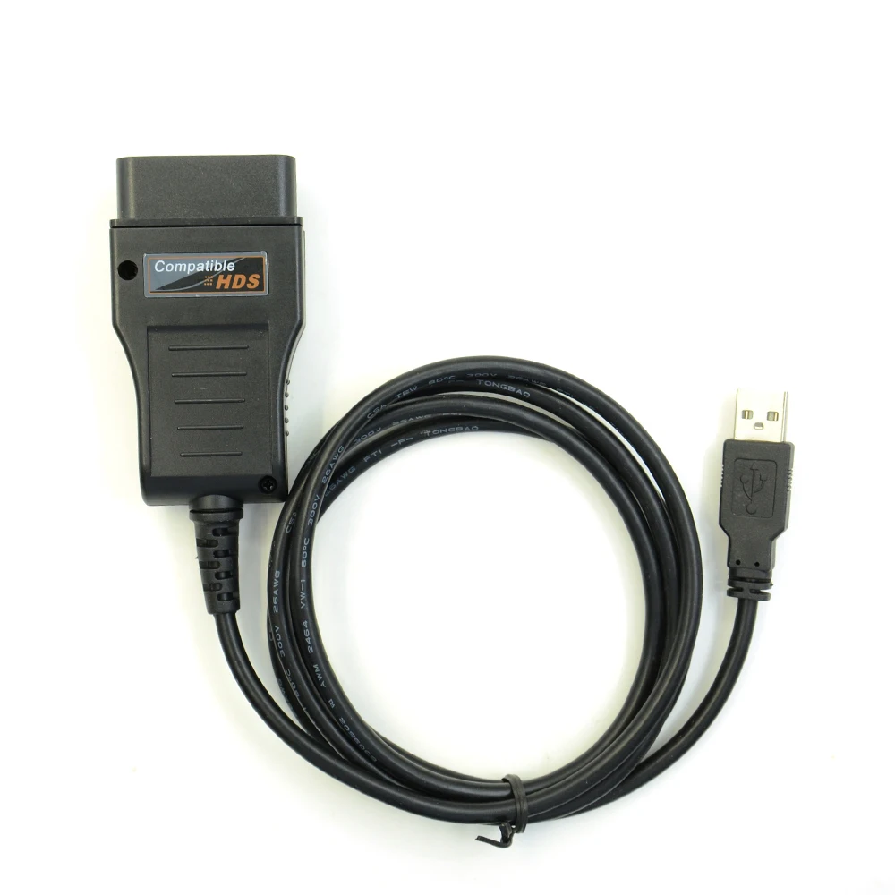 New Xhorse HDS Cable  OBD2 Diagnostic Cable with Multi langauge free shipping best car battery tester