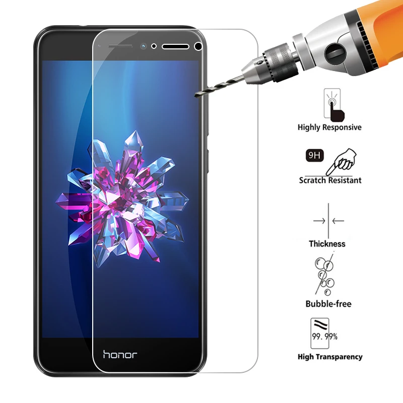 

Ultra Thin Clear Tempered Glass for Huawei Honor 7A 6C 7C Pro 9 8 10 Lite Screen Protector Cover Film for Huawei Y6 Y5 Y7 2018