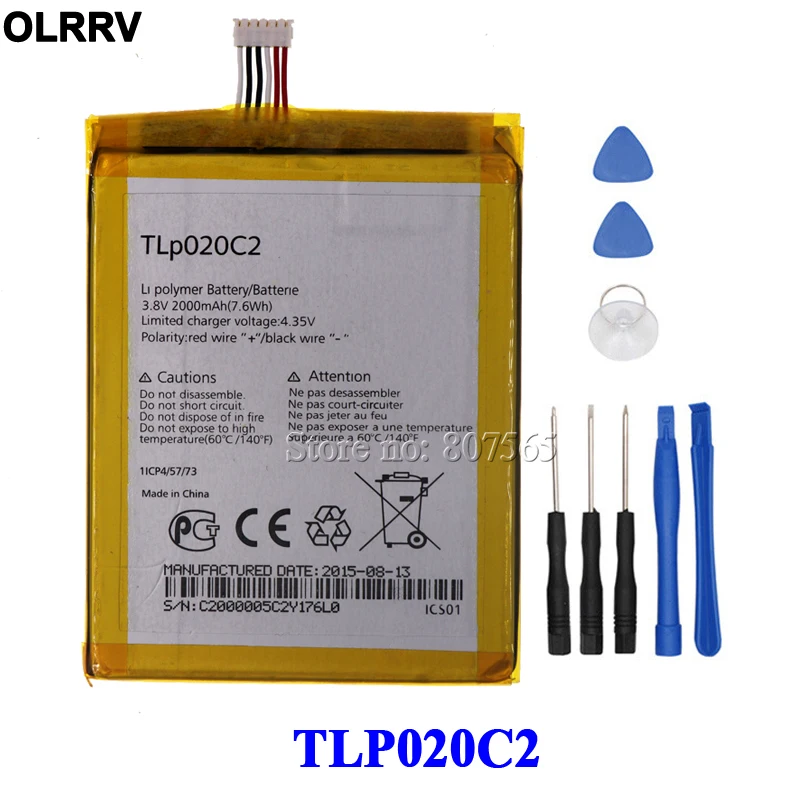 Аккумулятор TLP020C2 для Alcatel Idol x1s 6034R S950 x 6037y 6040x6032 TCL аккумулятор 2000 мАч +