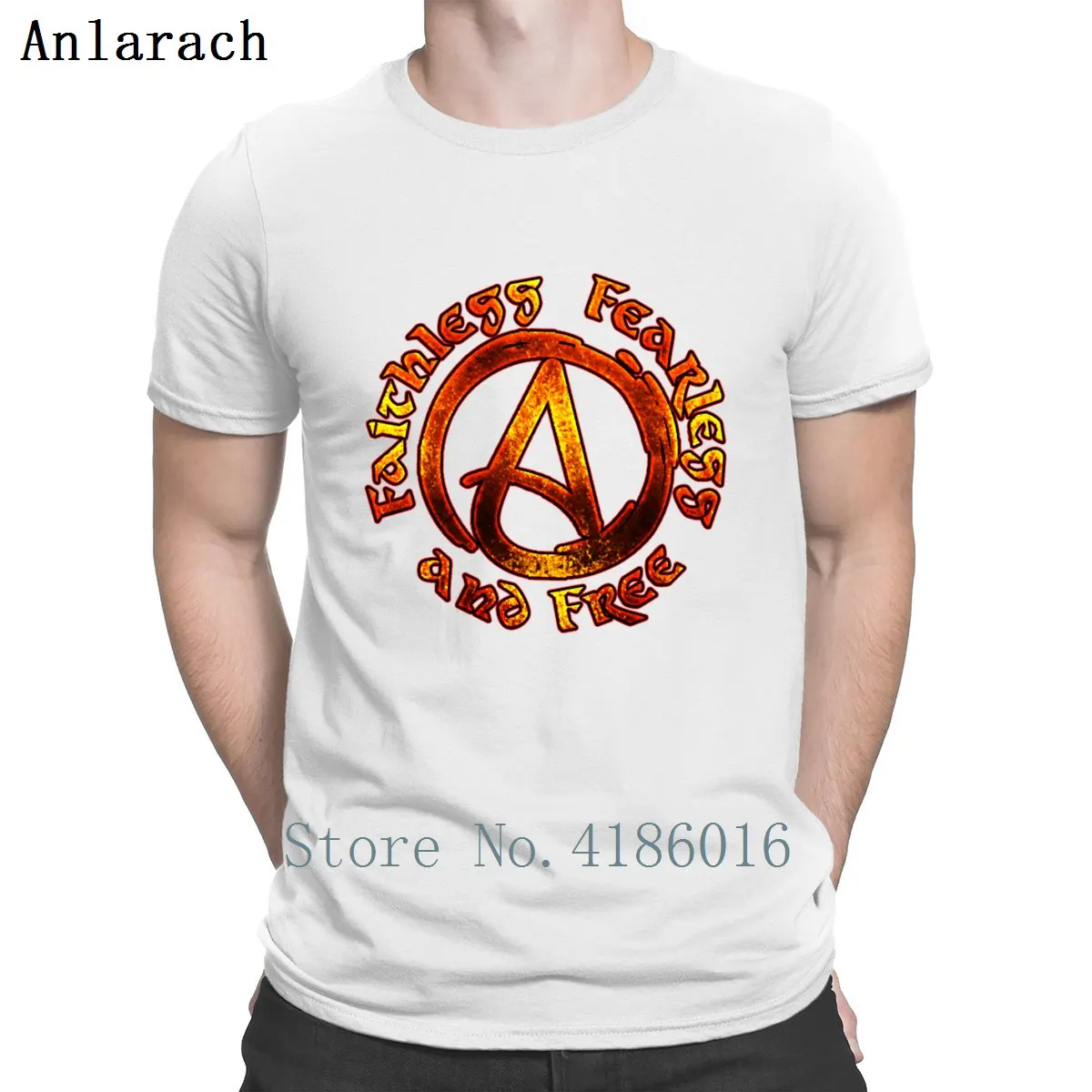 Пожарный бренд атеистская футболка с буквенным принтом подарок аутентичный