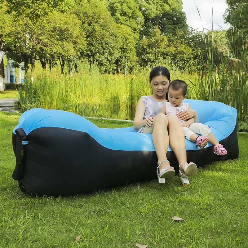 Outdoor Air Sleep Couch Portable Furniture Imitate Nylon for Summer Camping Beach Indoor