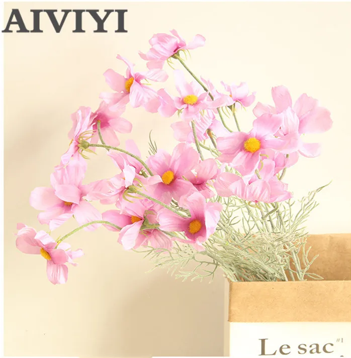 

10 head cosmos Gesang flower DIY living room floor display fake flower wedding scene decoration Christmas gift
