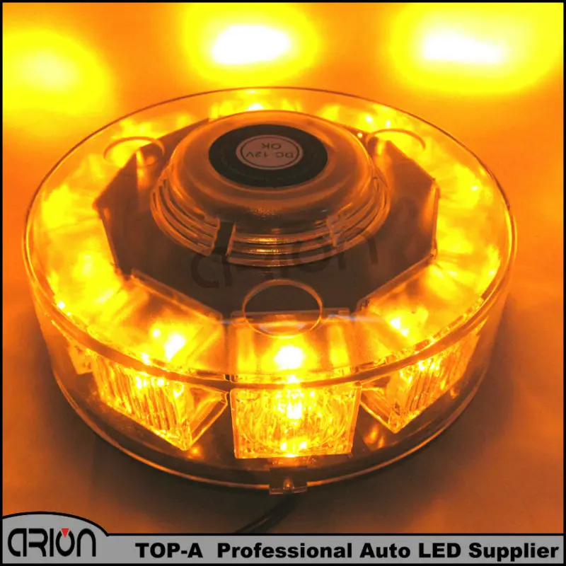

CIRION 12V 10 LED Car Auto LED Mini Lightbar Beacon Emergency Recovery Flashing Warning Strobe Light Amber White Red Blue