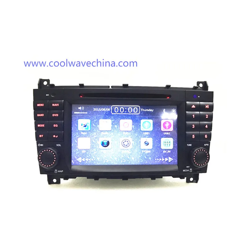 Top car radio DVD 2din for Mercedes c lass w203 (2004-2007) CLK W209 (2004-2005) GPS navigation can support WIFI 3G  blutooth 0