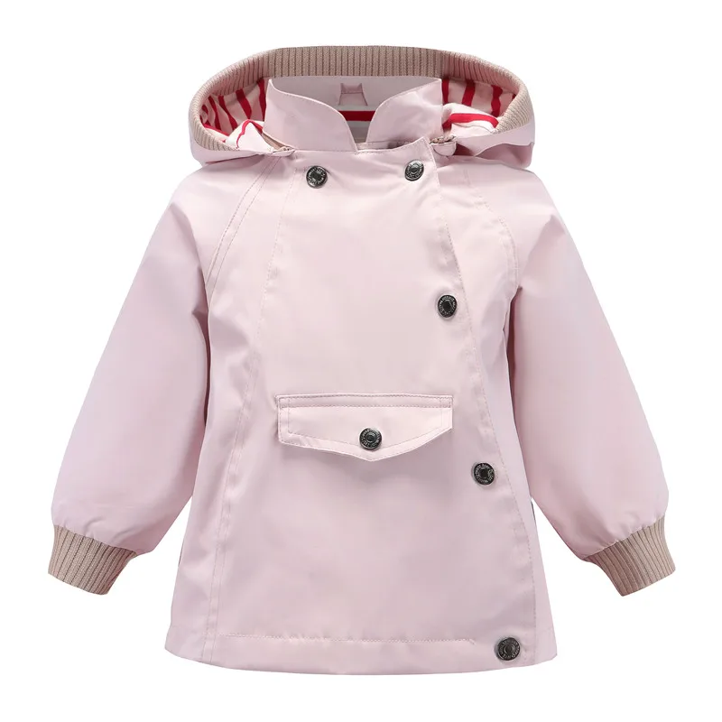 MEANBEAR/детский плащ; водонепроницаемая ветрозащитная куртка для девочек; пальто для мальчиков; одежда для малышей; ветровка со съемным капюшоном; 7 цветов; Height90-150cm
