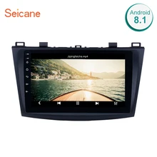 Seicane Android 7,1/8,1 Автомобильный gps навигационный Радио мультимедийный плеер для 2009-2012 MAZDA 3 9 «сенсорный экран Поддержка Bluetooth wifi