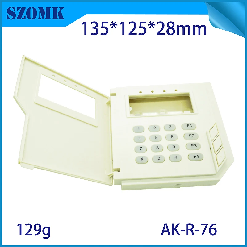 

one piece free shipping plastic junction box for home indoor security system and card reader abs project enclosures szomk case