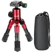 Neewer 20 inç taşınabilir kompakt masaüstü makro Mini Tripod top kafa 1/4 inç hızlı ayakkabı plaka Canon kamera tripodlar dslr