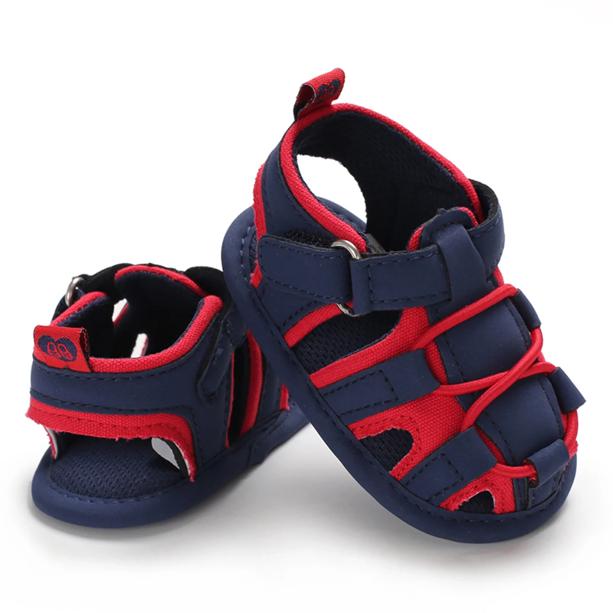 Летние сандалии для новорожденных мальчиков и девочек; мягкая обувь для кроватки; размеры от 0 до 18 месяцев