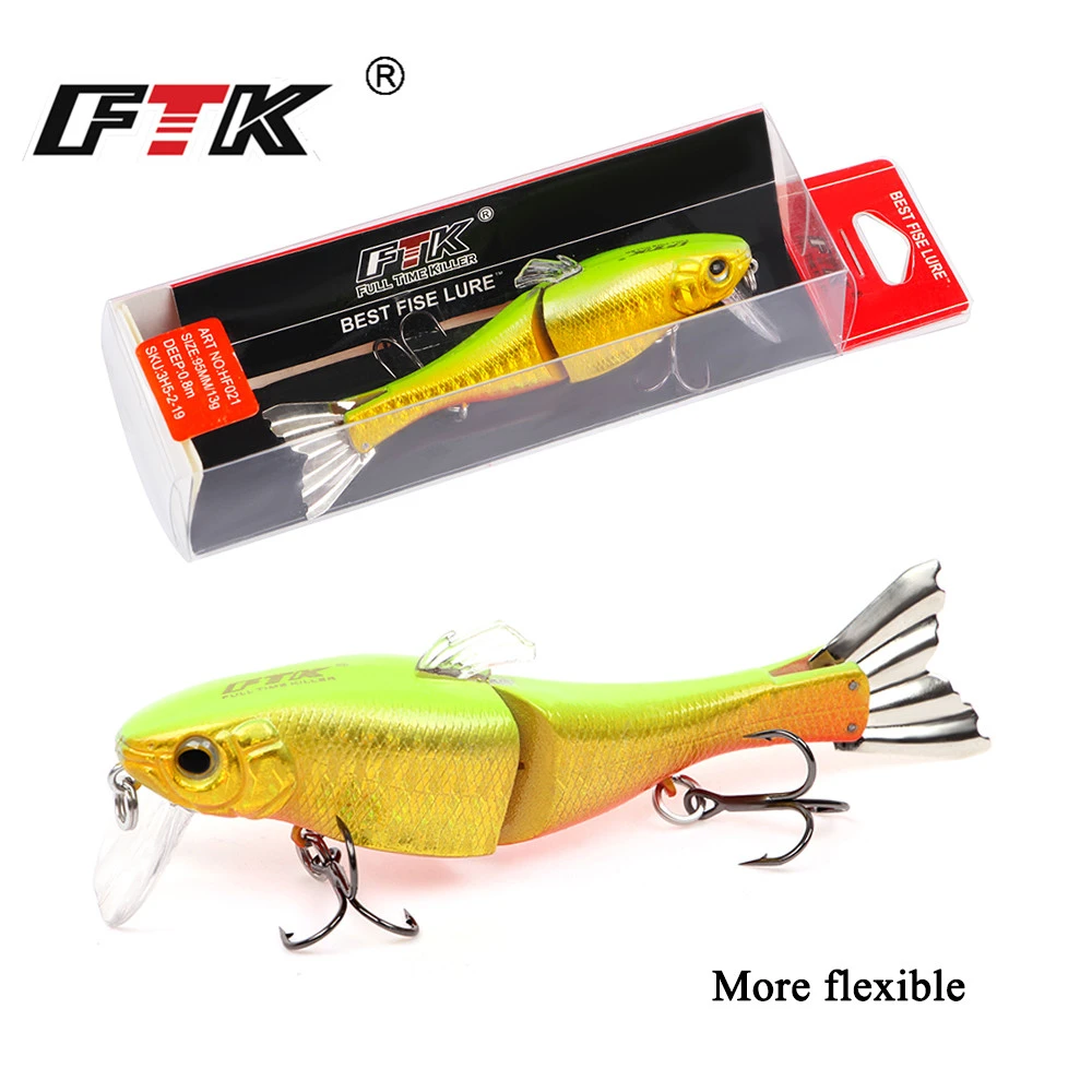 Fishing Lure Crankbait Topwater Wobblers Minnow Bass Fishing Lure 1pcs/lot 95mm 13g