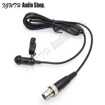 

Mini Lavalier Lapel Microphone Condenser Unidirectional Mic for MiPro Wireless Design with Clip & Cap XLR 4 Pin 4Pin TA4F Lock