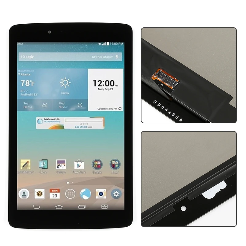

LG G Pad V400 V410 LCD Screen Display Black Touch Digitizer Replacement Tablet LCD for LG