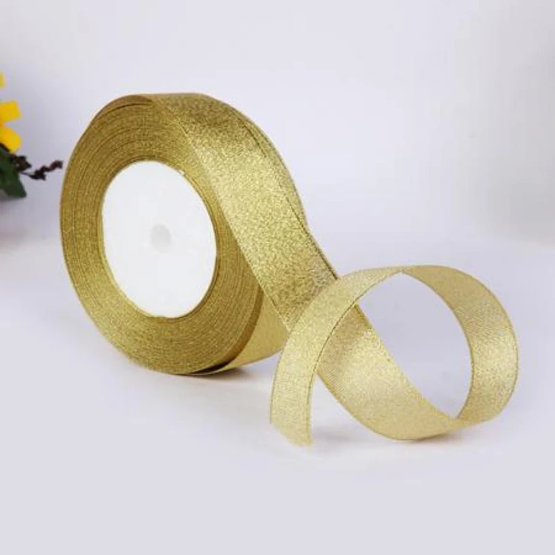 

High quality15-50mm wide Gold and silver scallion ribbons/landyards for wedding&party&festival decoration,gifts box packaging