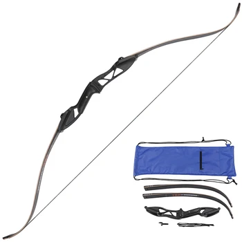 

Cheap Recurve Bows 35 lbs Wooden Longbow Recurve Bows Arrows Hunting Outdoor Sports