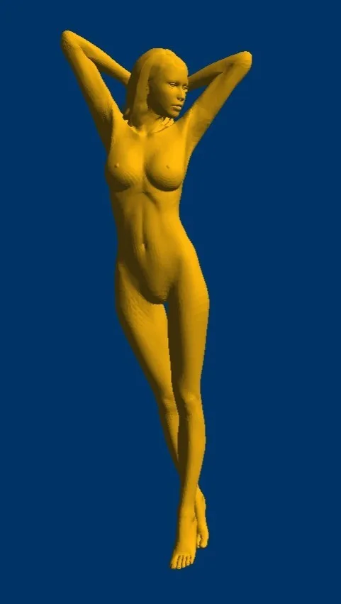Новая 3D модель для ЧПУ 3D резная фигурная скульптура машина в формате STL файл Обнаженная женщина-1
