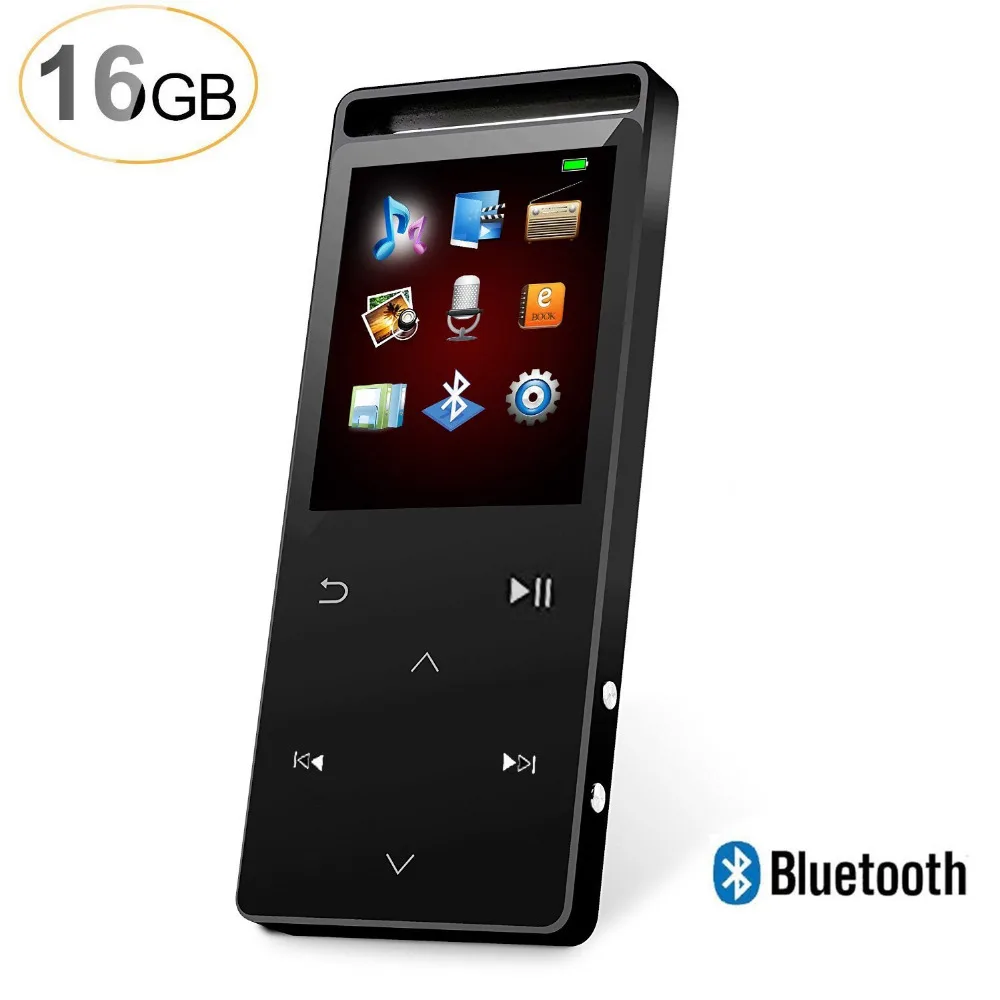 Buy Lossless Bluetooth mp3 Player 16GB Touch Screen FM Radio Voice Recorder