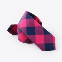 Мода Плед Галстуки для Мужчин Галстуки Хлопок Узкий Галстук Тощий Бизнес Галстук Галстуки для Зимних Мужчин Подарки Партии Тонкий Галстук Бизнес Галстуки Аксессуар