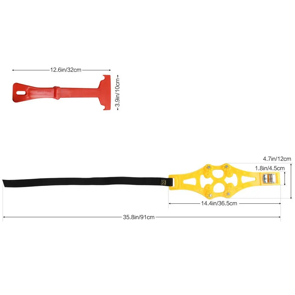 Easy to Install Snow Tire Chains Anti-slip Chains Fit for Most Car SUV Truck