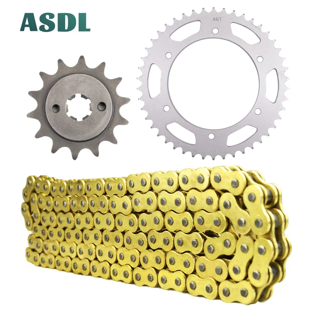 

520 14T 46T Motorcycle motor Transmission Chain and front rear sprocket set for Hyosung GT250 R Sport Comet i Naked EFI GT 250