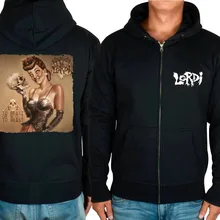 7 видов стилей Лорди рок худи, зимняя куртка heavy metal на молнии флис XXXL рокер Sudadera череп
