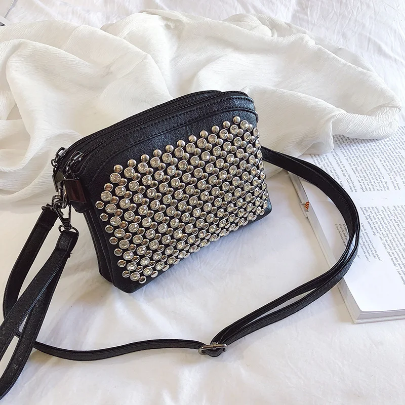 Новинка, модная квадратная сумка с блестками, Высококачественная Женская одежда из искусственной кожи, дизайнерская роскошная сумка, сумка на одно плечо qq246