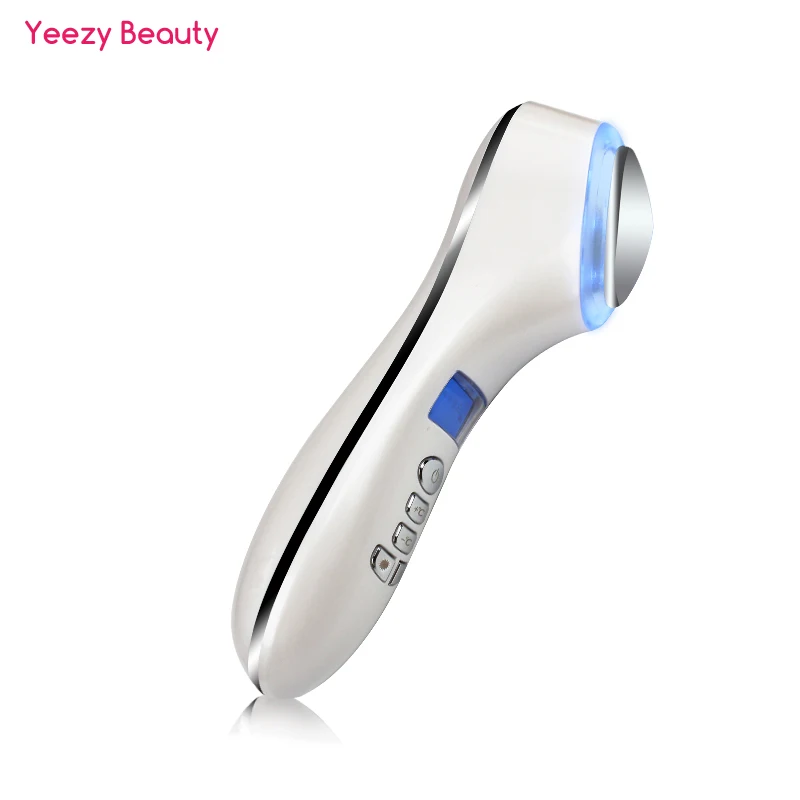 LED Hot Cold Hammer Ultrasonic Cryotherapy Facial Lifting Vibration Massager Face Body Skin Wrinkle Acne Removal Beauty Machine