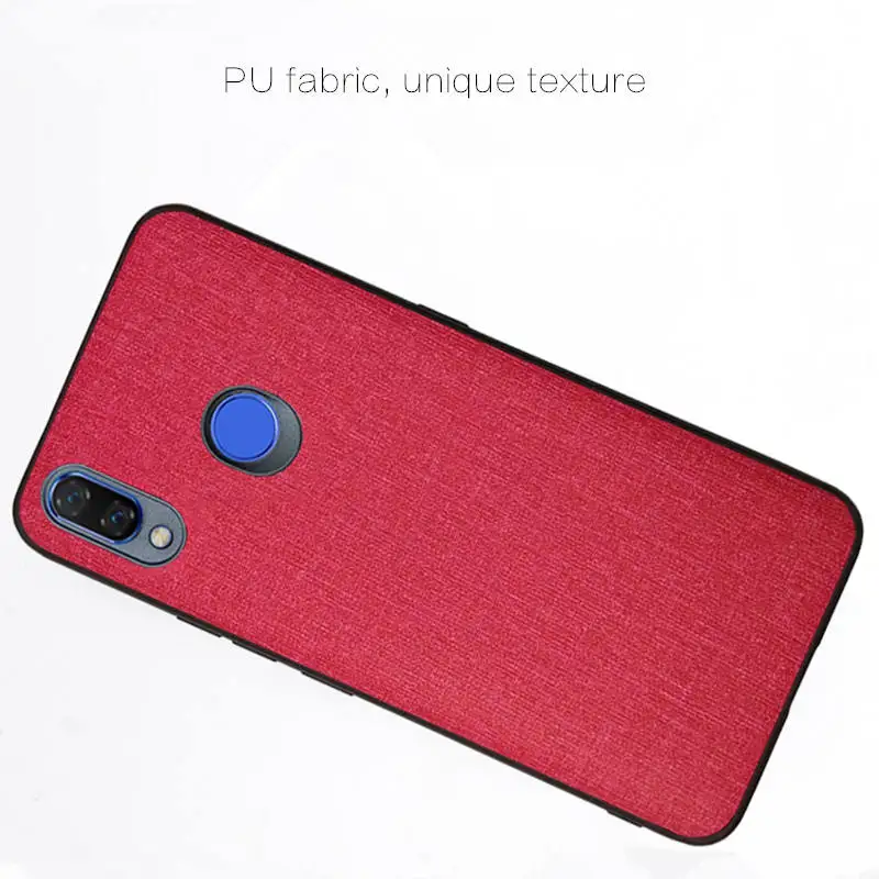 Чехол из ткани для Huawei Nova 3e 3 2 Lite Enjoy 8 Plus мягкий ударопрочный чехол ТПУ Honor 10 9i 7C