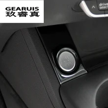 Car One-Button Start Decorative Circle Sequin For Audi A4 B9 stainless steel Car Keyhole Cover Trim Strip Interior Accessories