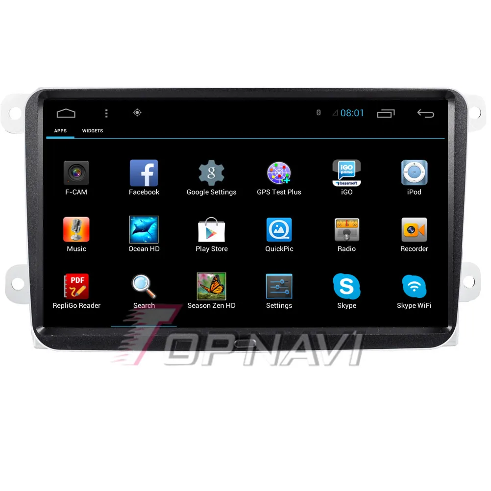 Cheap Topnavi 9" Quad Core Android 6.0 Car GPS Navigation for VW Magotan Autoradio Multimedia Audio Stereo,NO DVD 11