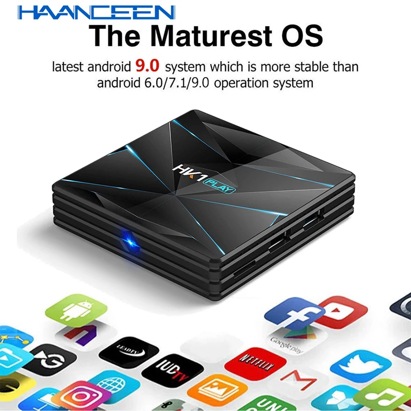 ТВ-приставка HK1 Play S905X2 Android 9 0 4 + 32 ГБ Wi-Fi | Компьютеры и офис