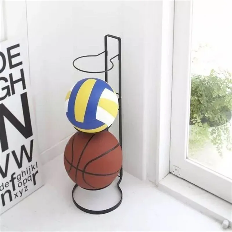 Baffect стеллаж для хранения баскетбольный волейбол Футбол складной Железный Дисплей Держатель для полотенец мяч полки для хранения дома