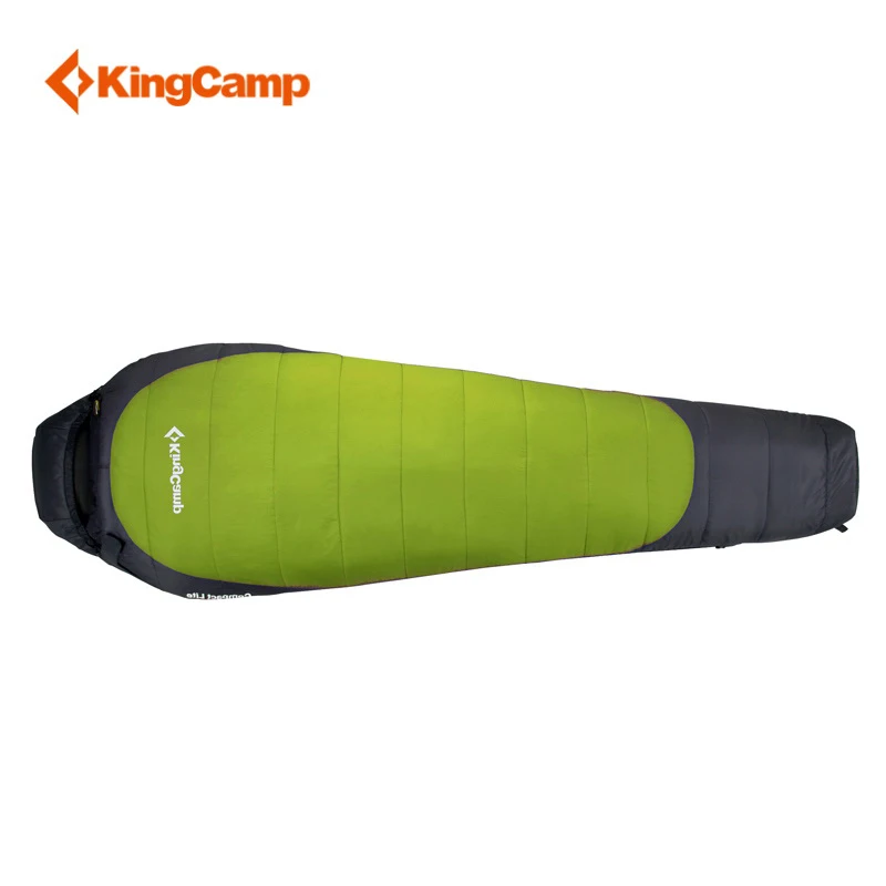 KingCamp компактный облегченный спальный мешок 23 градусов F/-5 градусов C primлофт наполнение Сверхлегкий портативный Мумия для кемпинга