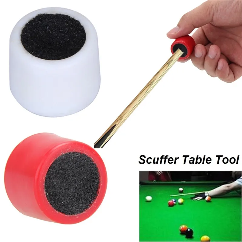 1 Pc Scuffer Table Tool Snooker Billiard Pool Cue Tips Shaper Double