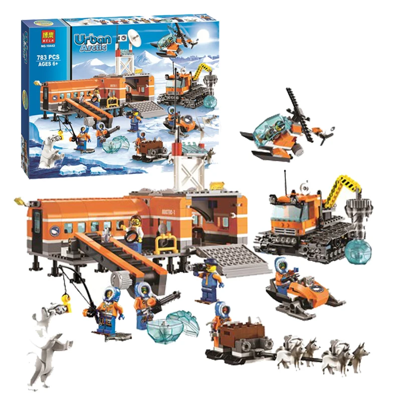 

Bole 10442 City Series Compatible Happy High City60036 Polar Region Camp Base Assembling Alpinia Oxyphylla Building Block