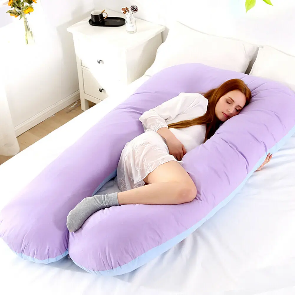 Подушка для беременных-подушка для всего тела для беременных и беременных 72 - Цвет: Фиолетовый
