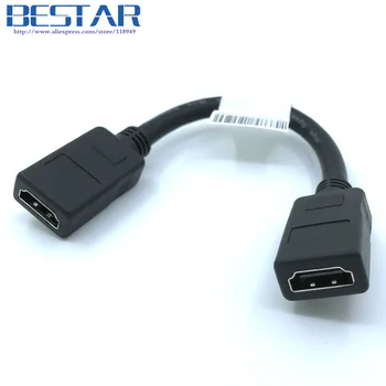 

High Speed HDMI Type A Female to HDMI female HDMI A Type Extension Cable 20cm 0.2m For Ethernet & 3D &2k*4k 1.4v