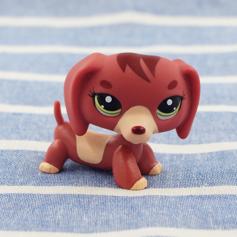 

Pet Shop #556 PS Dog Figure Toys Long Ears Dachshund Gift Kids