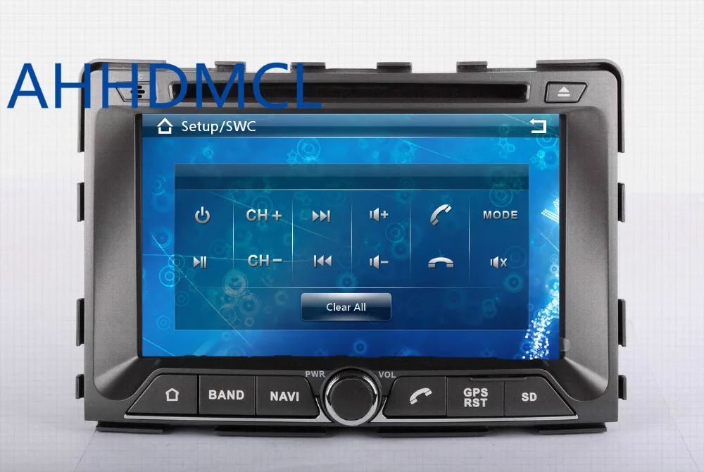 Best AHHDMCL Car Multimedia Player DVD Stereo Audio Radio GPS Navigation For SSANGYONG Rexton 2006 ~ Up Rodius Stavic 2004 ~ Up 3