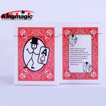 1 Deck Magic prop Cartoon Cardtoon Deck Card Magic Playing Card Toon Animation Prediction funny magic tricks Magician gimmick dove cage disappears and lady appears magic tricks for professional magician stage illusion gimmick prop funny classic toys