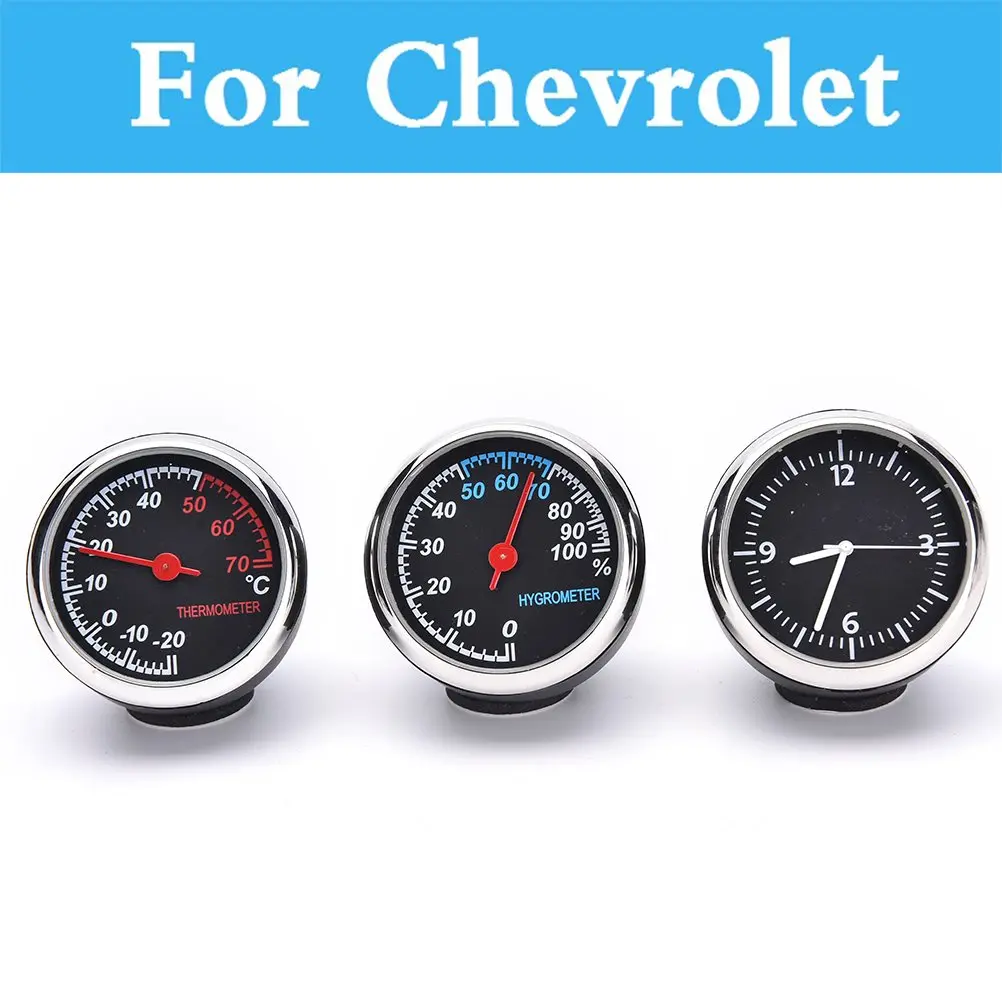 

Car Digital Thermometer Hygrometer Mechanical Quartz Clock For Chevrolet Lanos Mw Niva Sail Sonic Spark Malibu Metro Monte Carlo