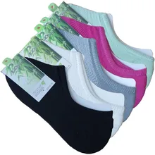 Лидер продаж, сетчатый трикотаж, дышащий дизайн, женские невидимые носки-Башмачки из бамбукового волокна, силиконовые Нескользящие носки с закрытым носком, сезон весна-лето