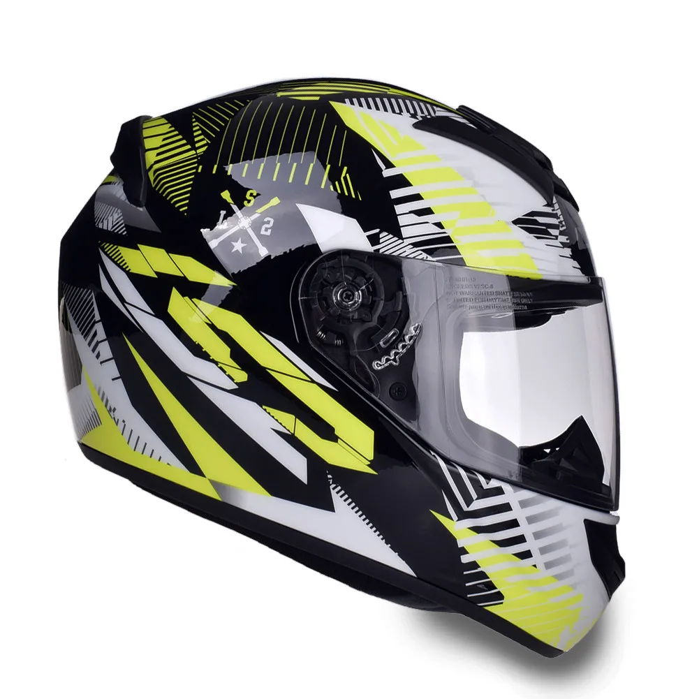 LS2 гоночный мотоциклетный шлем Полнолицевой Capacete Casco Moto шлемы каск руля Caschi для