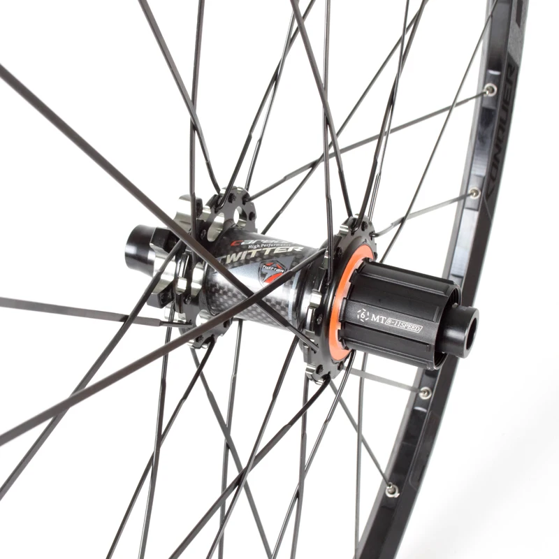 27," /29" горный велосипед через ось колесная алюминиевая карбоновая ступица через ось MTB Велосипедное колесо для XD shimano кассета 8-12 Скоростей