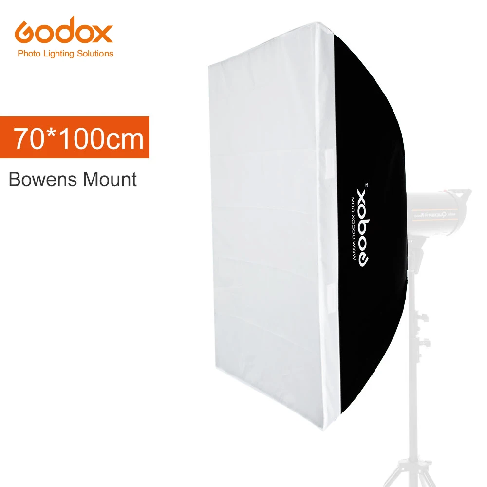 

Godox 70 x 100cm 27.5"x 39" Speedlite Studio Strobe Flash Photo Reflective Softbox Soft Box Diffuser for Bowens Mount