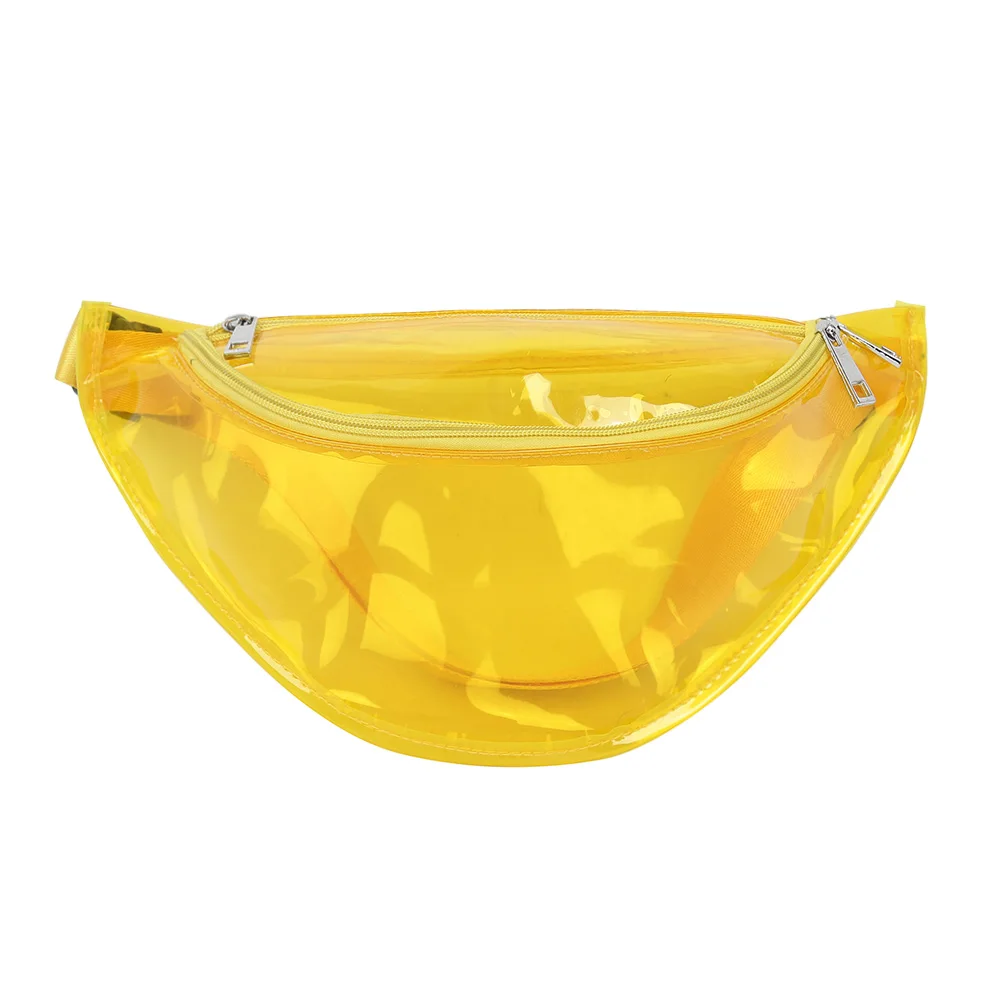 

Women Transparent Fanny Pack High Quality PVC Clear Jelly Shoulder Chest Waist Packs for Teenagers Money Phone Belt Pack