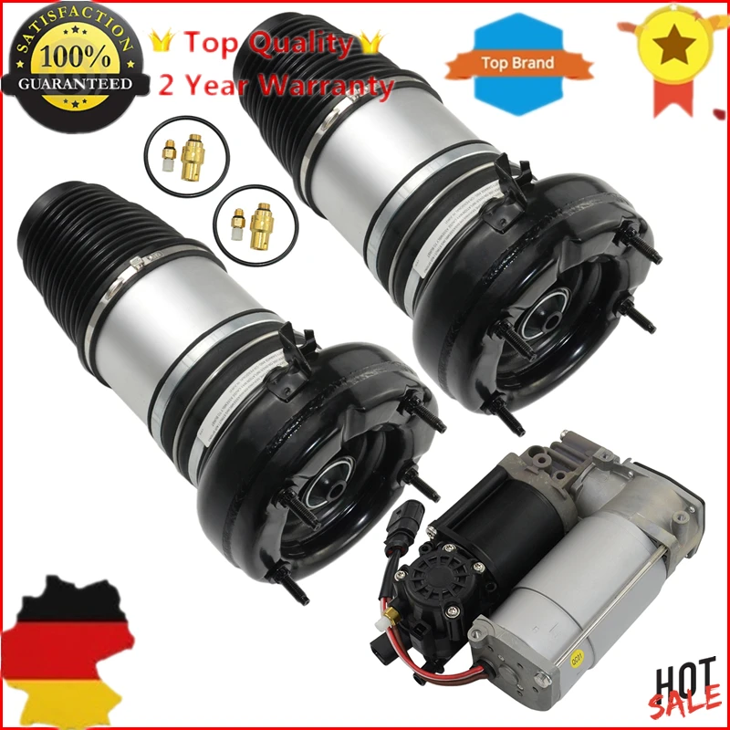 AP02 Front Suspension Air Spring Air Ride Repair Kits with Compressor