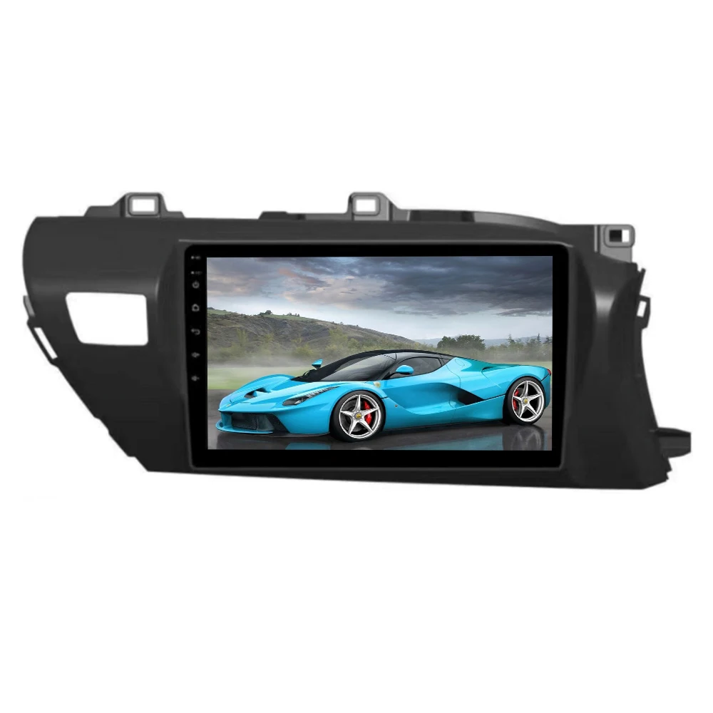 Clearance Sinosmart  Android 8.1 IPS/QLED 2.5D screen car gps radio navigation player for Toyota 2014 Hilux Right/Left driving 2015-2018 2