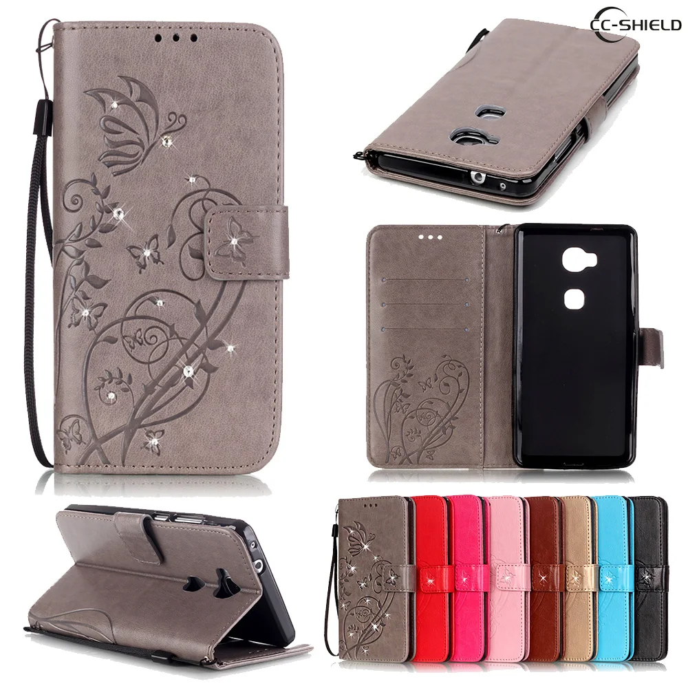Флип чехол для Huawei Honor 5X KIW L21 L24 кожаный телефона с бриллиантами X5 5 X L22 capa|case for huawei