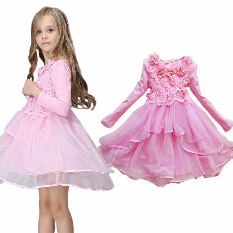 Платье с цветочным узором для девочек платье принцессы с юбкой-пачкой подарок для свадебной вечеринки Тюлевое платье с цветочным узором для девочек детское платье розового и зеленого цветов макароны, конфеты цвета