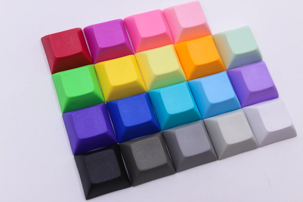 MP 1U DSA ключи PBT пустой Keycap смешанные цвета Cherry MX Переключатель колпачки для проводной USB Механическая игровая клавиатура